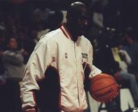 MJ holding the ball